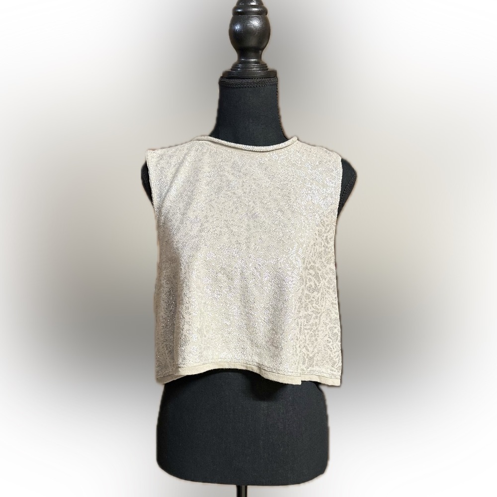 Free People - Sparkly sleeveless vest